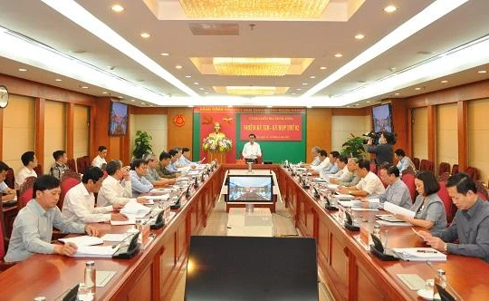 Toàn cảnh Kỳ họp thứ 2 của Uỷ ban Kiểm tra Trung ương. 