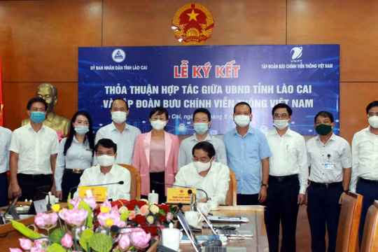 Lễ ký kết thỏa thuận hợp tác giữa UBND tỉnh Lào Cai và VNPT