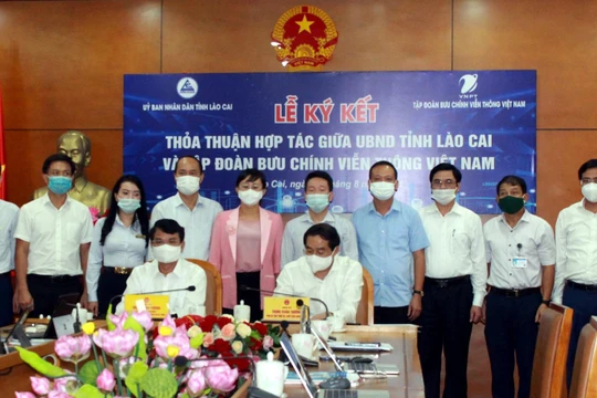 Lễ ký kết thỏa thuận hợp tác giữa UBND tỉnh Lào Cai và VNPT