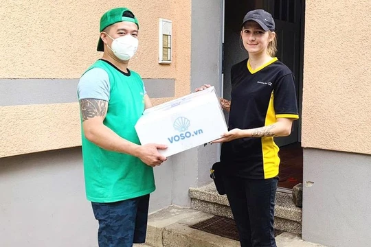 Vải thiều được giao tới tận tay người tiêu dùng châu Âu.