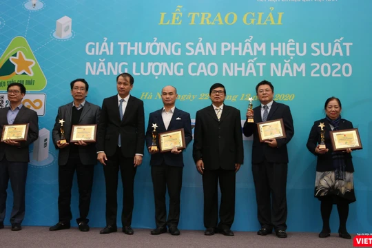 Các tổ chức nhận Giải thưởng hiệu suất năng lượng cao nhất năm 2020.