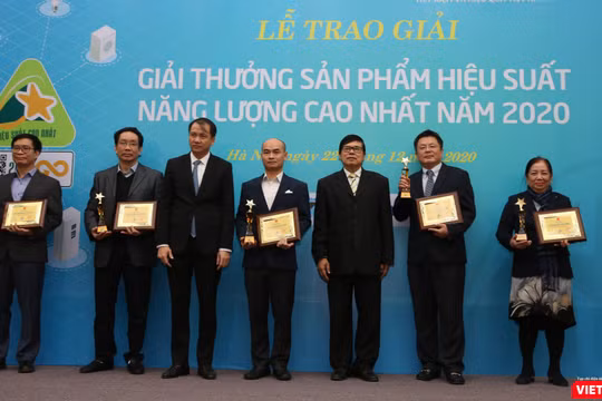 Các tổ chức nhận Giải thưởng hiệu suất năng lượng cao nhất năm 2020.