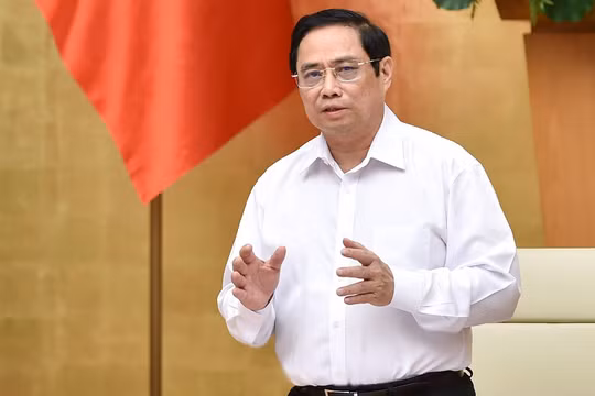 Thủ tướng Phạm Minh Chính chủ trì phiên họp Chính phủ thường kỳ tháng 8/2021.