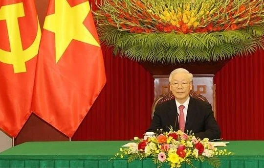 Tổng Bí thư Nguyễn Phú Trọng cảm ơn Trung Quốc đã chia sẻ kinh nghiệm, hỗ trợ vaccine cho Việt Nam trong công tác phòng, chống dịch COVID-19