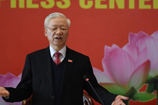 Tổng Bí thư chủ trì cuộc họp báo đầu tiên sau thành công của Đại hội Đảng XIII.