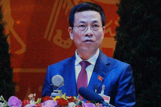 Ông Nguyễn Mạnh Hùng - Ủy viên Trung ương Đảng, Bộ trưởng Bộ Thông tin và Truyền thông.