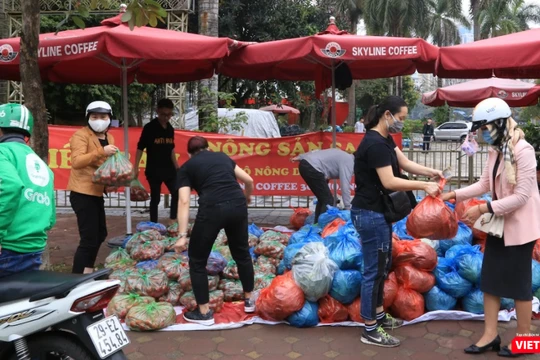 Việc giải cứu nông sản là hoạt động ý nghĩa, góp phần tiêu thụ nông sản sạch hỗ trợ cho bà con vùng dịch Hải Dương. 