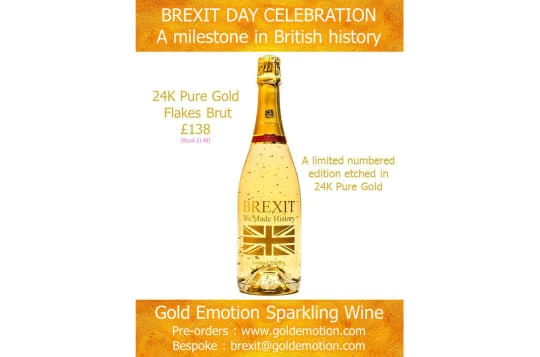 Chai rượu "Brexit" gây tranh cãi