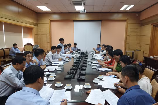 Toàn cảnh buổi họp tại Bộ Y tế