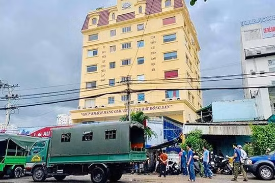 Trụ sở công ty Alibaba chiều ngày 18/9/2019. (Ảnh: Nghĩa Bùi)