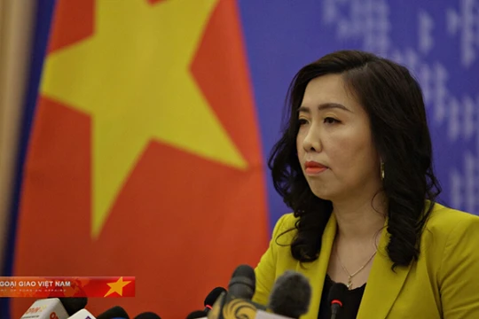 Người phát ngôn Bộ Ngoại giao Lê Thị Thu Hằng. Ảnh: BNG.