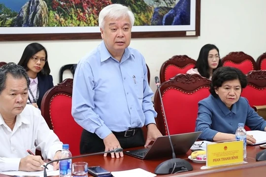 Chủ nhiệm Ủy ban Văn hóa, Giáo dục, Thanh niên, Thiếu niên và Nhi đồng Phan Thanh Bình. Ảnh: Quochoi.vn