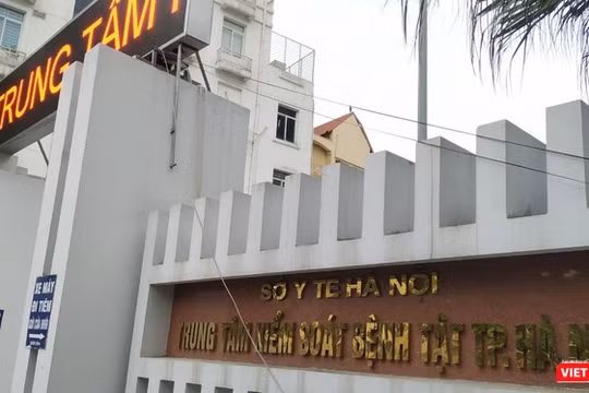 Trung tâm Kiểm soát bệnh tật TP. Hà Nội. Ảnh: Anh Lê.