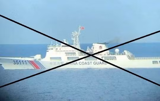 Một số nguồn tin cho rằng tàu hải cảnh 35111 của Trung Quốc hướng về vùng biển Việt Nam. Ảnh: Bộ Ngoại giao