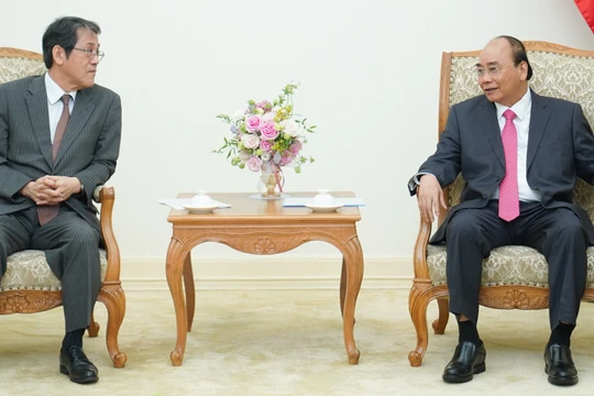 Thủ tướng Nguyễn Xuân Phúc tiếp ông Kunio Umeda, Đại sứ Nhật Bản tại Việt Nam. Ảnh: VGP.