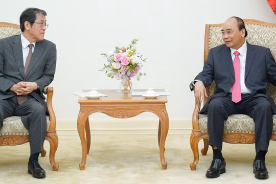 Thủ tướng Nguyễn Xuân Phúc tiếp ông Kunio Umeda, Đại sứ Nhật Bản tại Việt Nam. Ảnh: VGP.