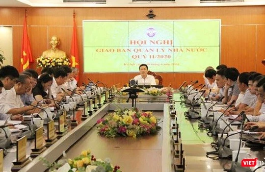 Bộ trưởng Nguyễn Mạnh Hùng chủ trì Hội nghị giao ban quản lý nhà nước quý II/2020