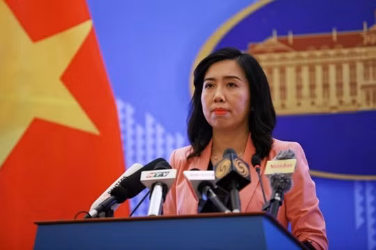 Người Phát ngôn Bộ Ngoại giao Lê Thị Thu Hằng. Ảnh: BNG.