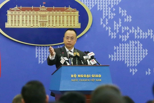 Phó Phát ngôn Bộ Ngoại giao Đoàn Khắc Việt. Ảnh: Bộ Ngoại giao.