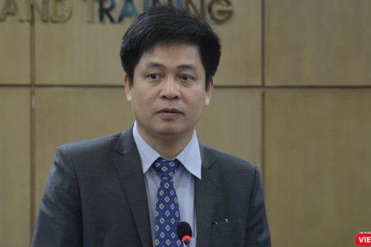 PGS.TS Nguyễn Xuân Thành – Vụ trưởng Vụ Giáo dục Trung học, Bộ Giáo dục và Đào tạo. Ảnh: Q.Trang.