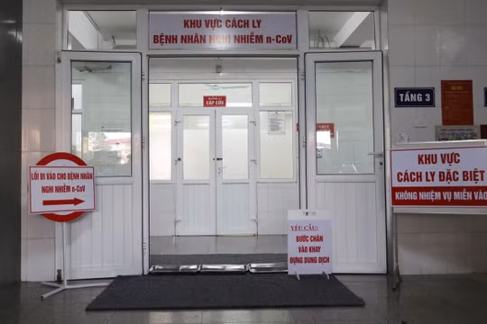Khu vực cách ly bệnh nhân nghi nhiễm virus Corona chủng mới tại Bệnh viện đa khoa tỉnh Quảng Ninh. Ảnh: quangninh.gov.vn.