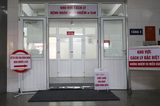 Khu vực cách ly bệnh nhân nghi nhiễm virus Corona chủng mới tại Bệnh viện đa khoa tỉnh Quảng Ninh. Ảnh: quangninh.gov.vn.
