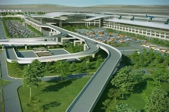 Để xây dựng dự án sân bay Long Thành, Đồng Nai đã thu hồi khoảng 5.000 ha đất. Ảnh: Bản vẽ thiết kế sân bay Long Thành - Sở TNMT tỉnh Đồng Nai.