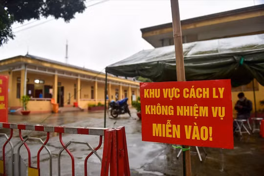 Một trong ba khu cách ly ở Lạng Sơn. Ảnh: Báo Lao động.