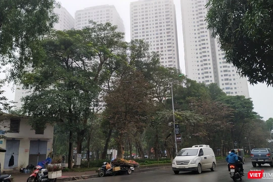 HH Linh Đàm cũng là một trong những khu nhà ở xã hội khá lớn ở Hà Nội. Anh minh họa: Anh Lê