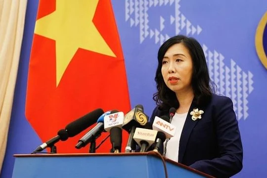 Người phát ngôn Bộ Ngoại giao Lê Thu Hằng. Ảnh: BNG.