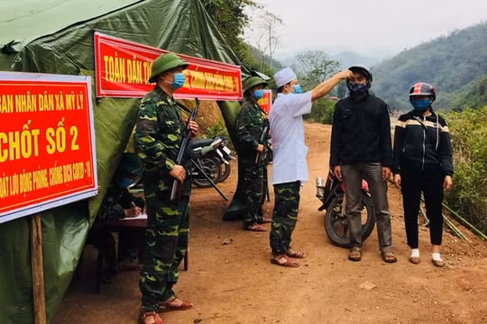 Biên phòng Nghệ An siết chặt tuyến biên giới. Ảnh: Nghean.gov.vn