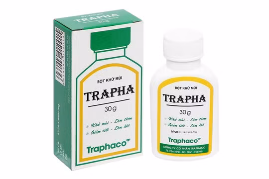 Bột khử mùi Trapha chứa kim loại nặng bị Bộ Y tế đình chỉ lưu hành