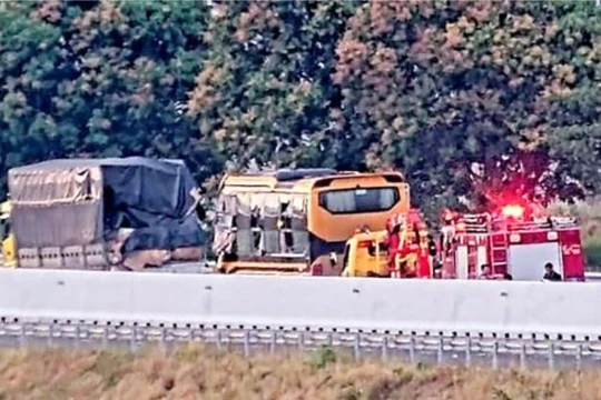 Vụ tai nạn trên đường cao tốc Nha Trang - Cam Lâm (ảnh: TL)