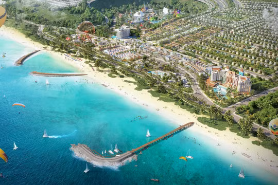 Phối cảnh công viên biển tại NovaWorld Phan Thiet (Phan Thiết, Bình Thuận)