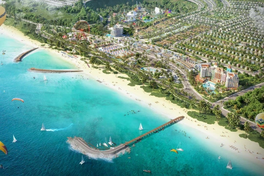 Phối cảnh công viên biển tại NovaWorld Phan Thiet (Phan Thiết, Bình Thuận)