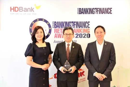 HDBank lần thứ 2 liên tiếp nhận giải thưởng từ tổ chức Asian Banking & Finance.