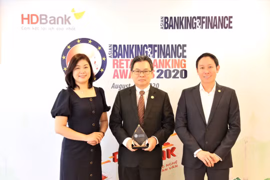 HDBank lần thứ 2 liên tiếp nhận giải thưởng từ tổ chức Asian Banking & Finance.