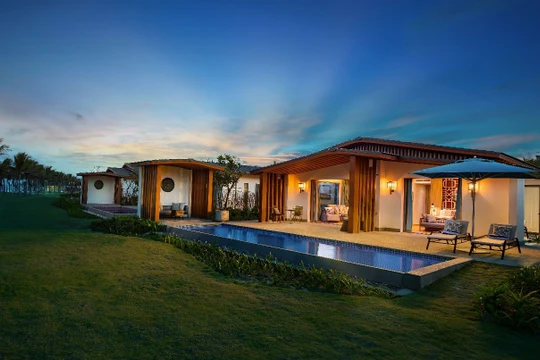 Căn biệt thự nghỉ dưỡng mang dấu ấn địa phương đậm nét