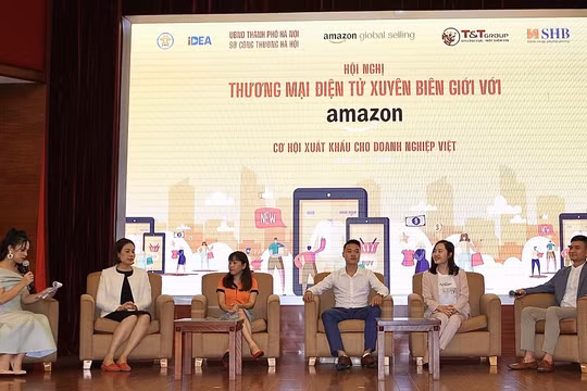 Hội thảo do Sở Công thương Hà Nội, Cục Thương mại điện tử và Kinh tế số (Bộ Công thương), Hiệp hội DNNVV Hà Nội, Amazon Global Selling, Tập đoàn T&T Group và Ngân hàng SHB phối hợp tổ chức.