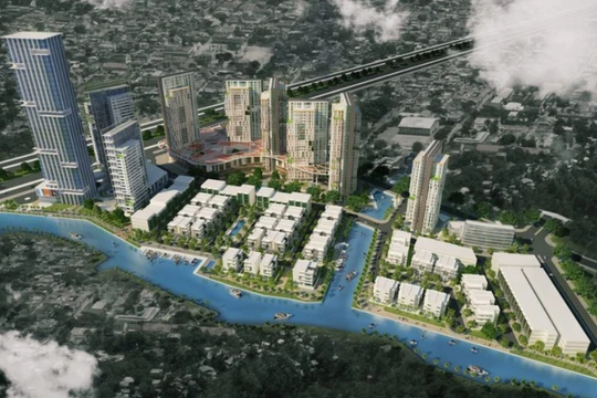Phối cảnh dự án Investco Green City
