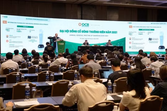 Toàn cảnh ĐHĐCĐ thường niên năm 2021 của Ngân hàng TMCP Phương Đông (OCB)