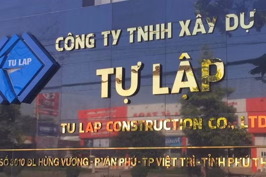 Làm 4 dự án 7.800 tỉ đồng tại Phú Thọ, Cty TNHH xây dựng Tự Lập lớn cỡ nào?