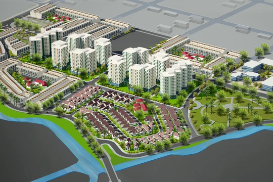 Phối cảnh dự án Khu dân cư Sông Đà - Bình Tân