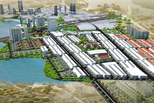 Phối cảnh dự án Khu Dân Cư và Tái Định Cư Xã Phước Tân (Đồng Nai) do CTCP Phát triển hạ tầng An Hưng Phát làm chủ đầu tư