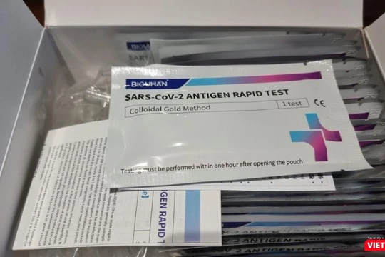 Một loại kit test nhanh Covid-19 được chào mời với giá chỉ 75 cents/kit 