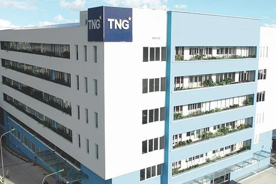 Doanh thu các tháng giai đoạn từ T1/2020 - T9/2021 của CTCP Đầu tư và Thương mại TNG 