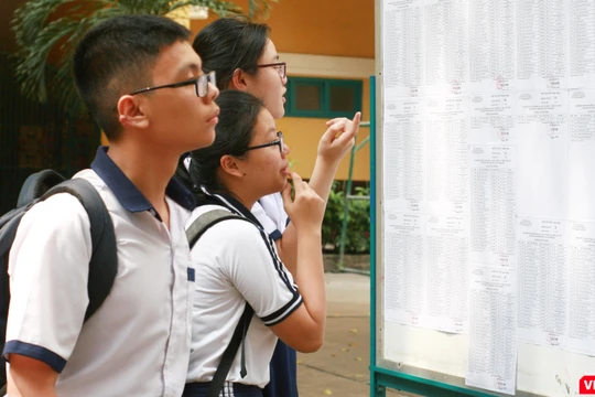 Thí sinh tham dự kỳ thi tuyển sinh vào lớp 10