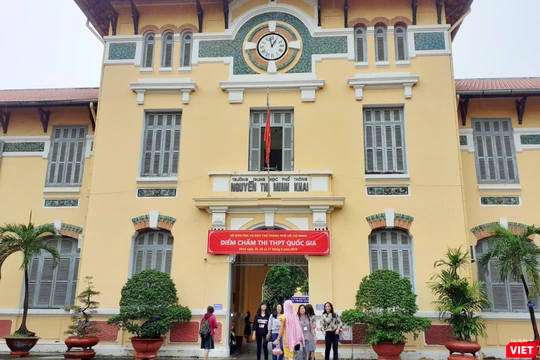 Trường THPT Nguyễn Thị Minh Khai - hội đồng chấm thi tại TP.HCM