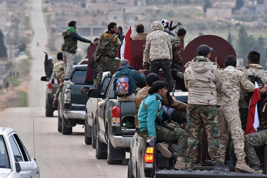 Dân quân Syria tiến vào địa phận Afrin ngăn đà tiến của quân Thổ Nhĩ Kỳ