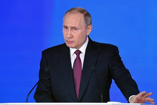 Ông Putin ngày 1/3/2018